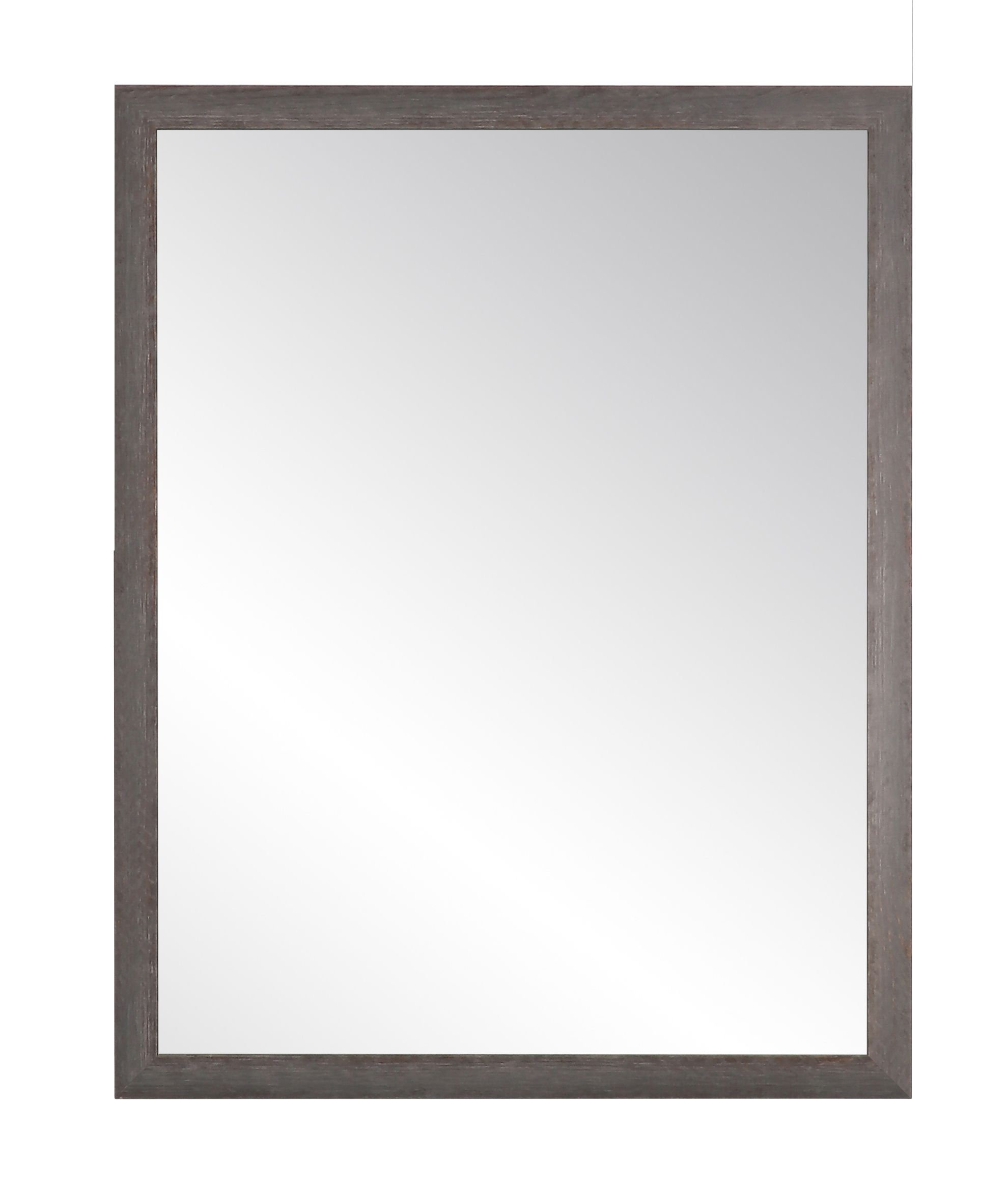 Charcoal Farmhouse Gray Square Or Diamond Wall Mirror 29.5'' X  (View 7 of 15)