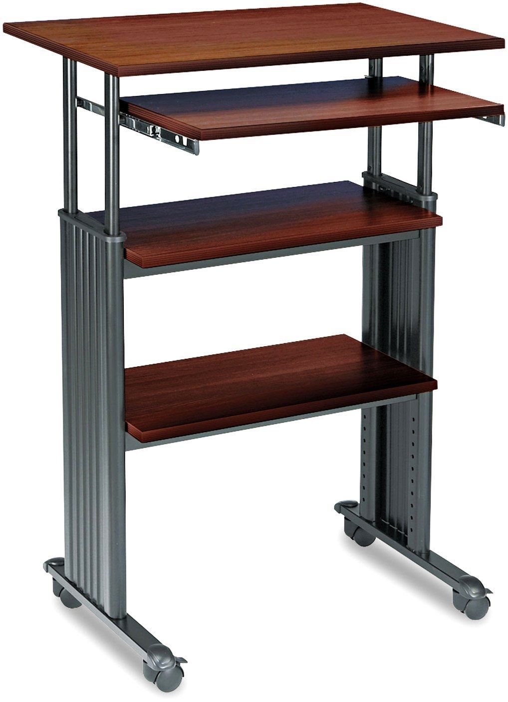 Cherry Wood Stand Up Desk | Best Standing Desk, Adjustable Standing Pertaining To Cherry Adjustable Laptop Desks (View 2 of 15)