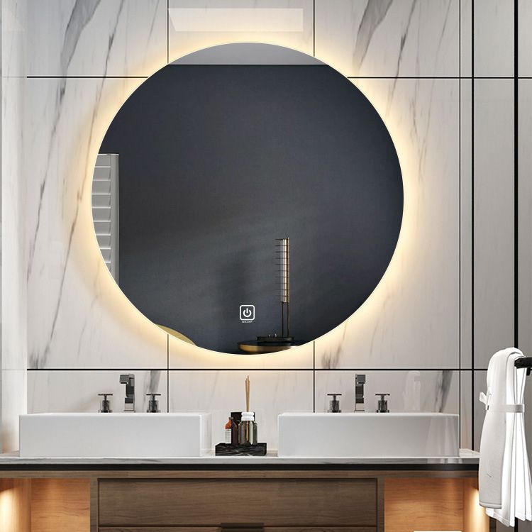 China Customized Smart Backlit Round Led Mirror Bathroom Mirror – China Pertaining To Back Lit Freestanding Led Floor Mirrors (View 8 of 15)