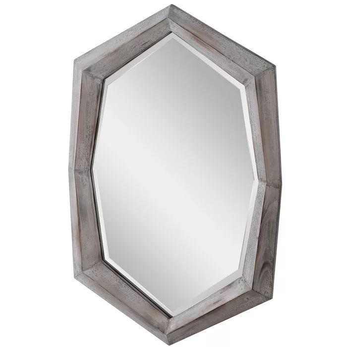 Cortland Aged Cottage/country Beveled Accent Mirror | Mirror Wall Within Yatendra Cottage/country Beveled Accent Mirrors (View 5 of 15)