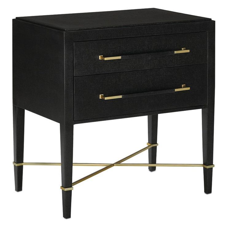 Currey & Co Verona Nightstand | Nightstand, Furniture, Traditional Pertaining To Chanterelle 3 Drawer Desks (View 3 of 9)