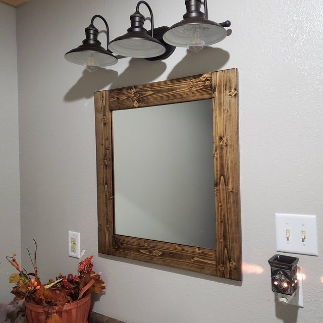 Featured Photo of 15 The Best Walnut Wood Wall Mirrors