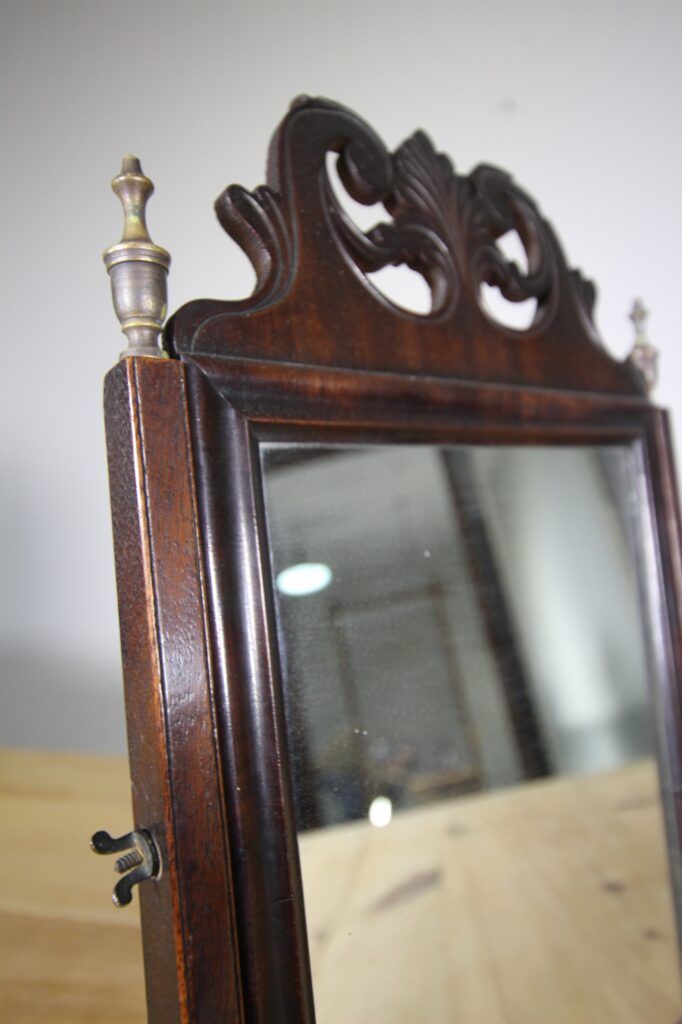 Decorative Georgian Antique Mahogany Vanity Mirror | Miles Griffiths Regarding Mahogany Accent Wall Mirrors (View 11 of 15)