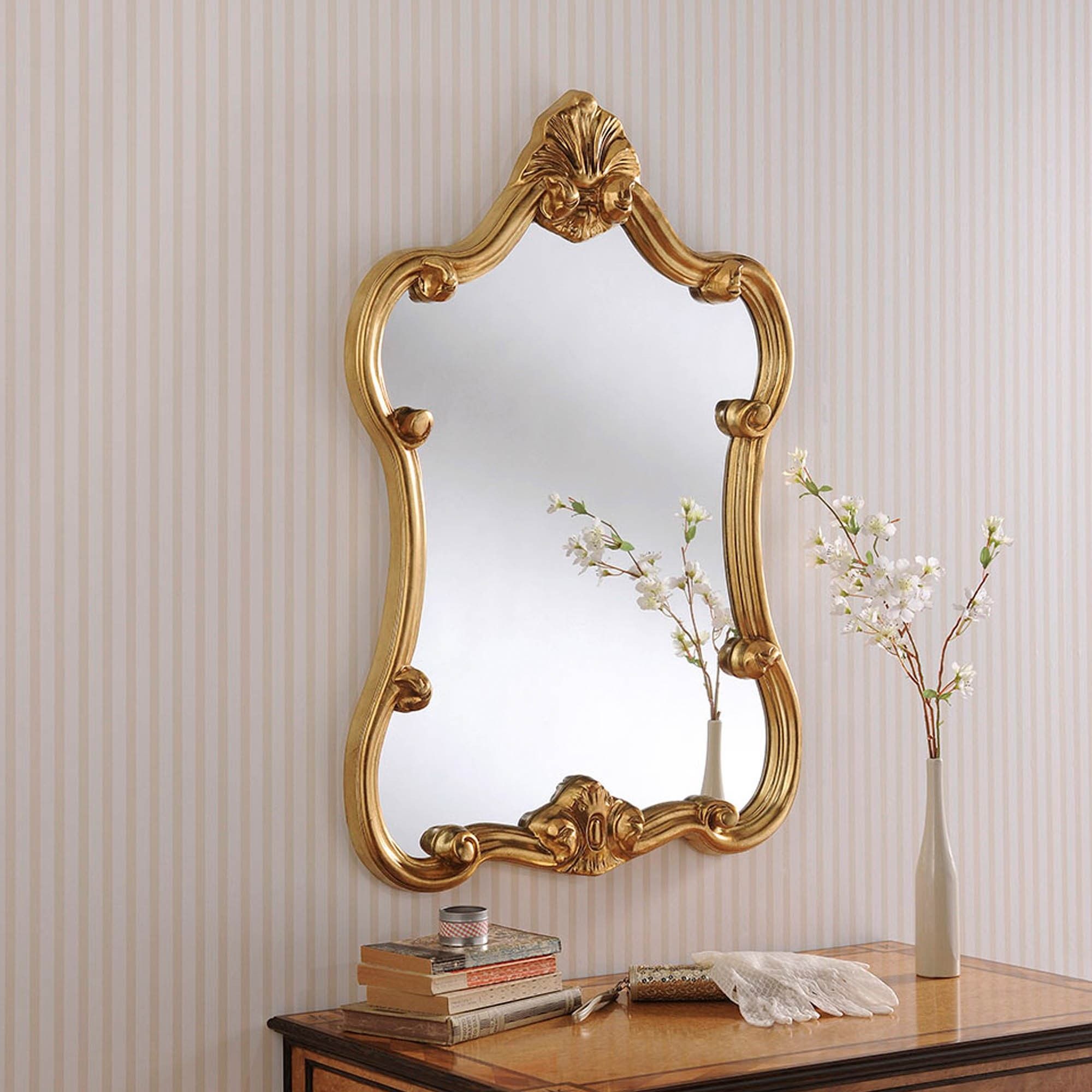Decorative Gold Ornate Wall Mirror | Wall Mirrors Inside Wall Mirrors (View 15 of 15)