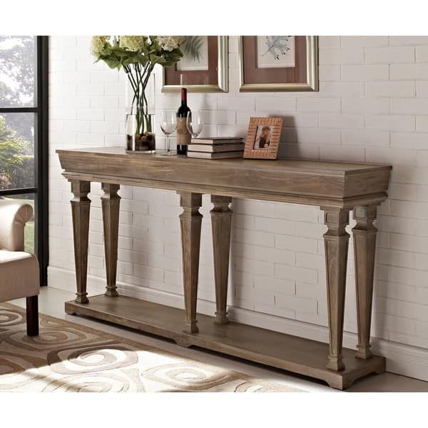 Distressed Pine Console Table In 2019 | Wooden Console Table, Console With Regard To Distressed Pine Lift Top Desks (View 13 of 15)