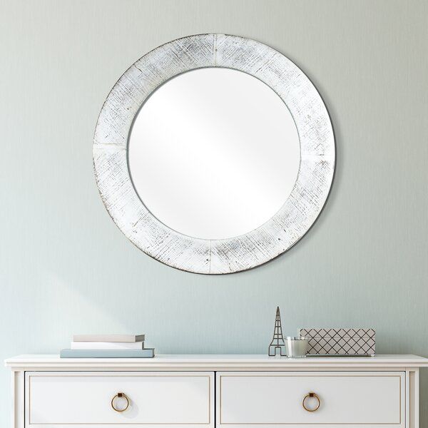 Dovecove Peres Modern & Contemporary Distressed Accent Mirror & Reviews For Diamondville Modern & Contemporary Distressed Accent Mirrors (Photo 4 of 15)