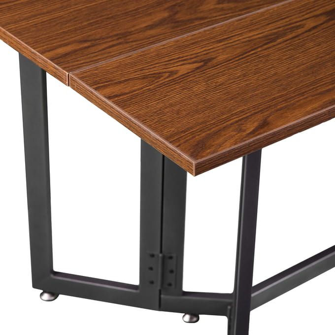Driness Drop Leaf Console To Dining Table | Hedgeapple Throughout Gray Drop Leaf Console Dining Tables (View 3 of 15)