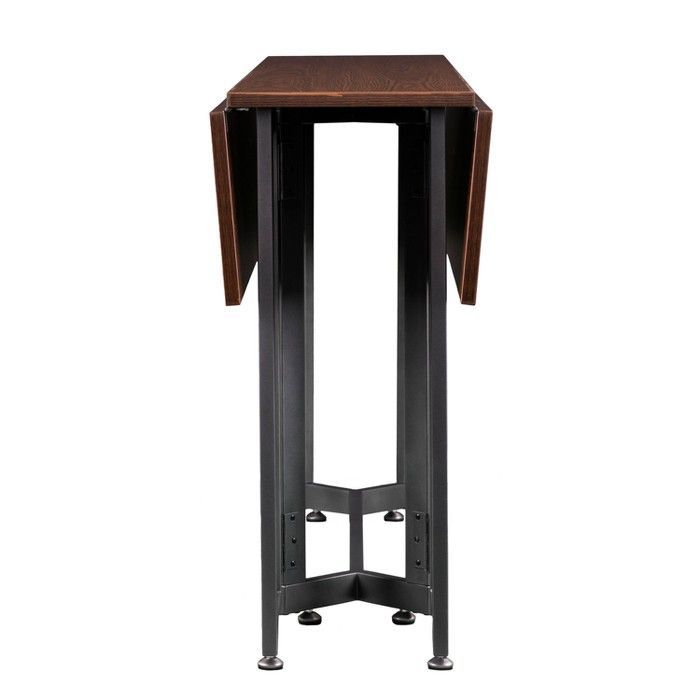 Driness Drop Leaf Dining Table Dark Tobacco – Holly & Martin | Dining Within Gray Drop Leaf Console Dining Tables (View 12 of 15)