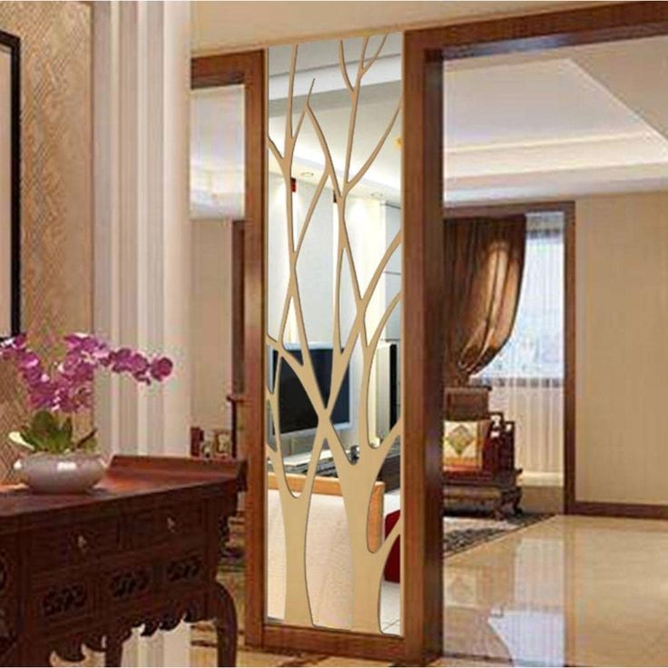 Eeekit Tree Branches 3d Mirror Wall Sticker, Self Adhesive Removable Pertaining To Cromartie Tree Branch Wall Mirrors (Photo 13 of 15)