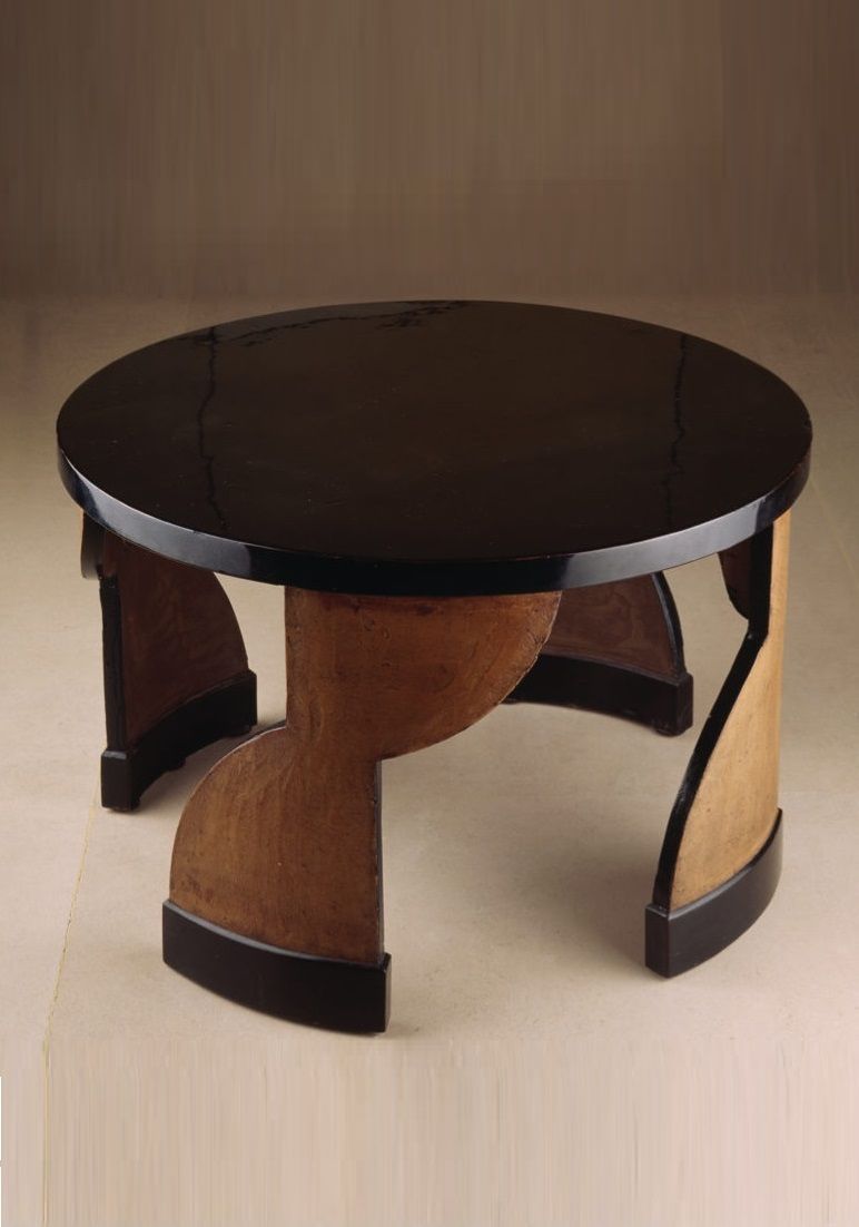 Eileen Gray Lacquer Table In 2020 | Lacquer Furniture, Mid Century In Gray Lacquer And Gold Luxe Desks (View 14 of 15)