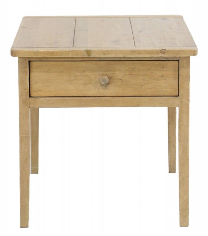 Elden Distressed Pine End Table For Sale In Ct | Middlebury Furniture Within Distressed Pine Lift Top Desks (View 7 of 15)