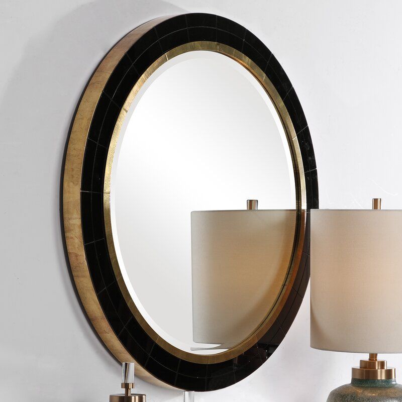 Everly Quinn Antonella Tiled Beveled Accent Mirror | Wayfair In Tutuala Traditional Beveled Accent Mirrors (View 4 of 15)