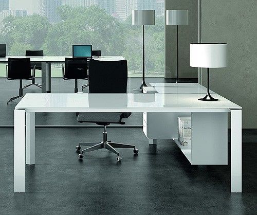 Executive Desk White – Google Search | Contemporary Office Furniture Throughout White Modern Nested Office Desks (View 4 of 15)