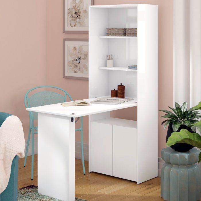 Fantastic White Desk For Home Office For 2019 | Floating Desk With Off White Floating Office Desks (View 13 of 15)