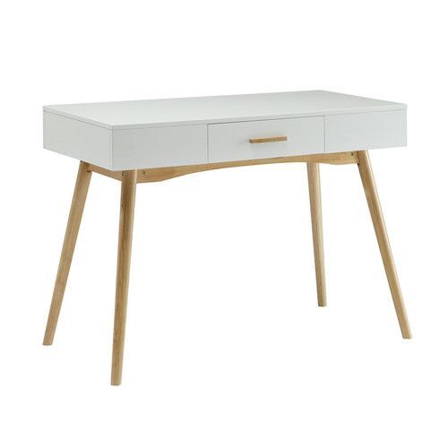 Found It At Wayfair – Oslo 1 Drawer Artistic Writing Desk | Desk With Pertaining To Natural And White 1 Drawer Writing Desks (View 11 of 15)