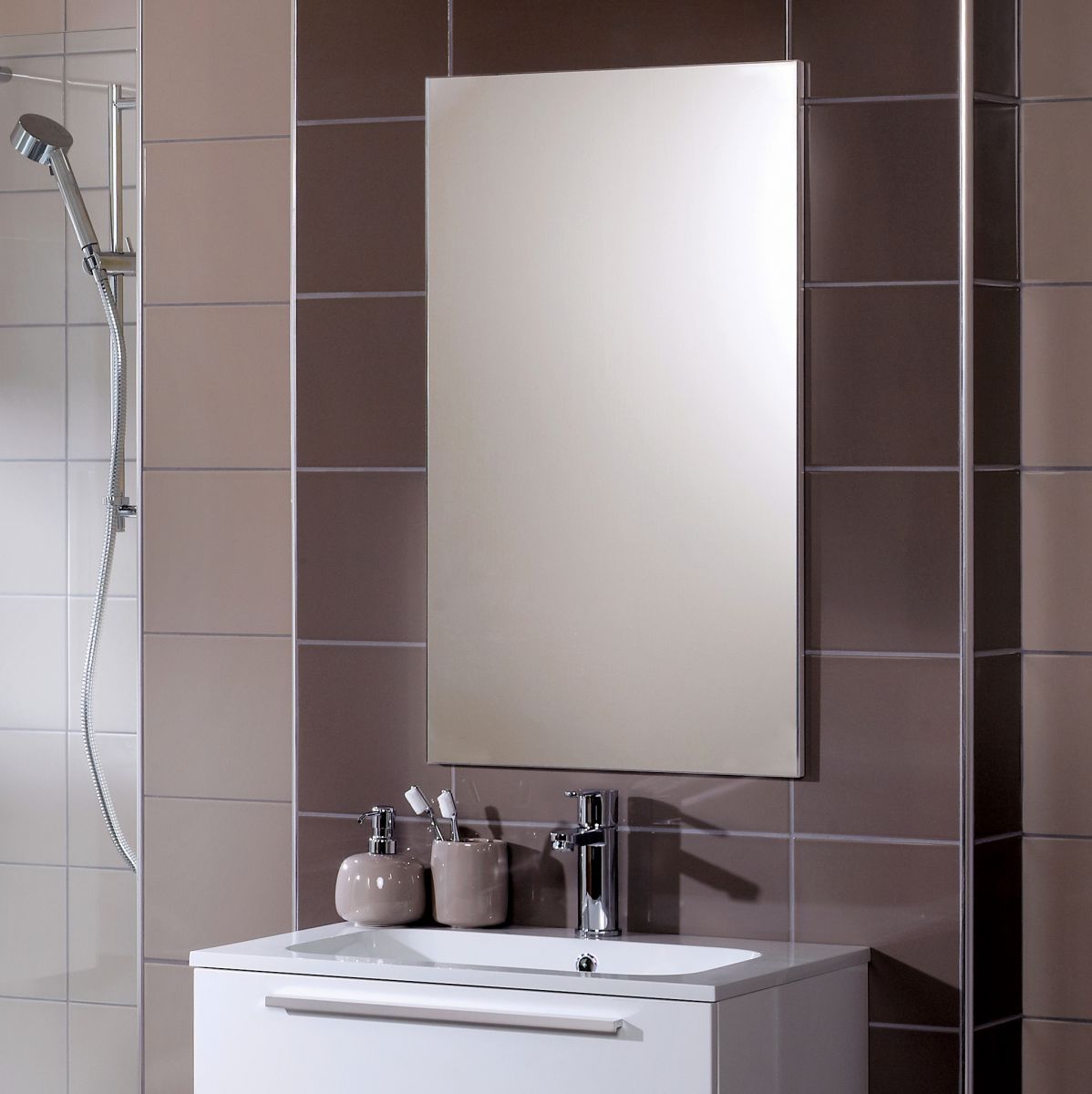 Frameless Mirrors For Bathroom : 15 Inspirations Large Frameless For Mexborough Bathroom/vanity Mirrors (View 8 of 15)