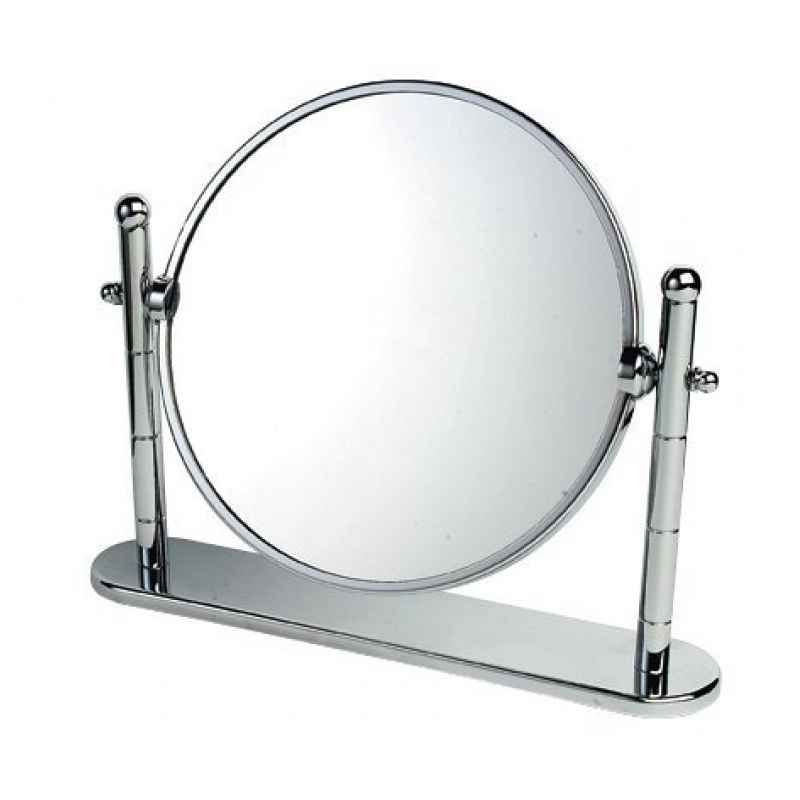 Freestanding Vanity Mirrors Within Single Sided Chrome Makeup Stand Mirrors (Photo 4 of 15)