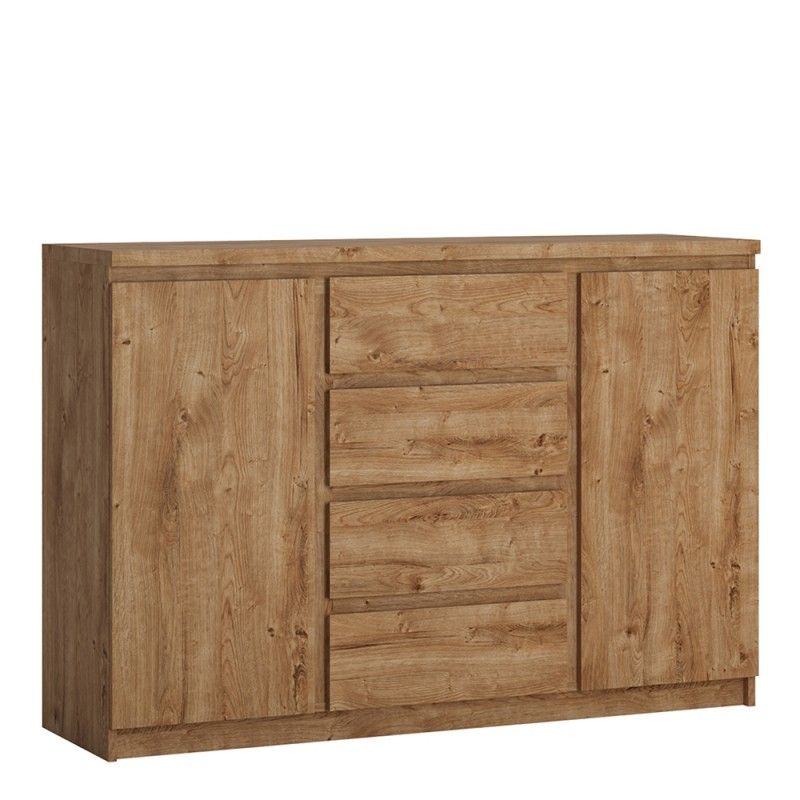 Fribo 2 Door 4 Drawer Sideboard In Oak In Newest Cleveland Server (View 20 of 20)