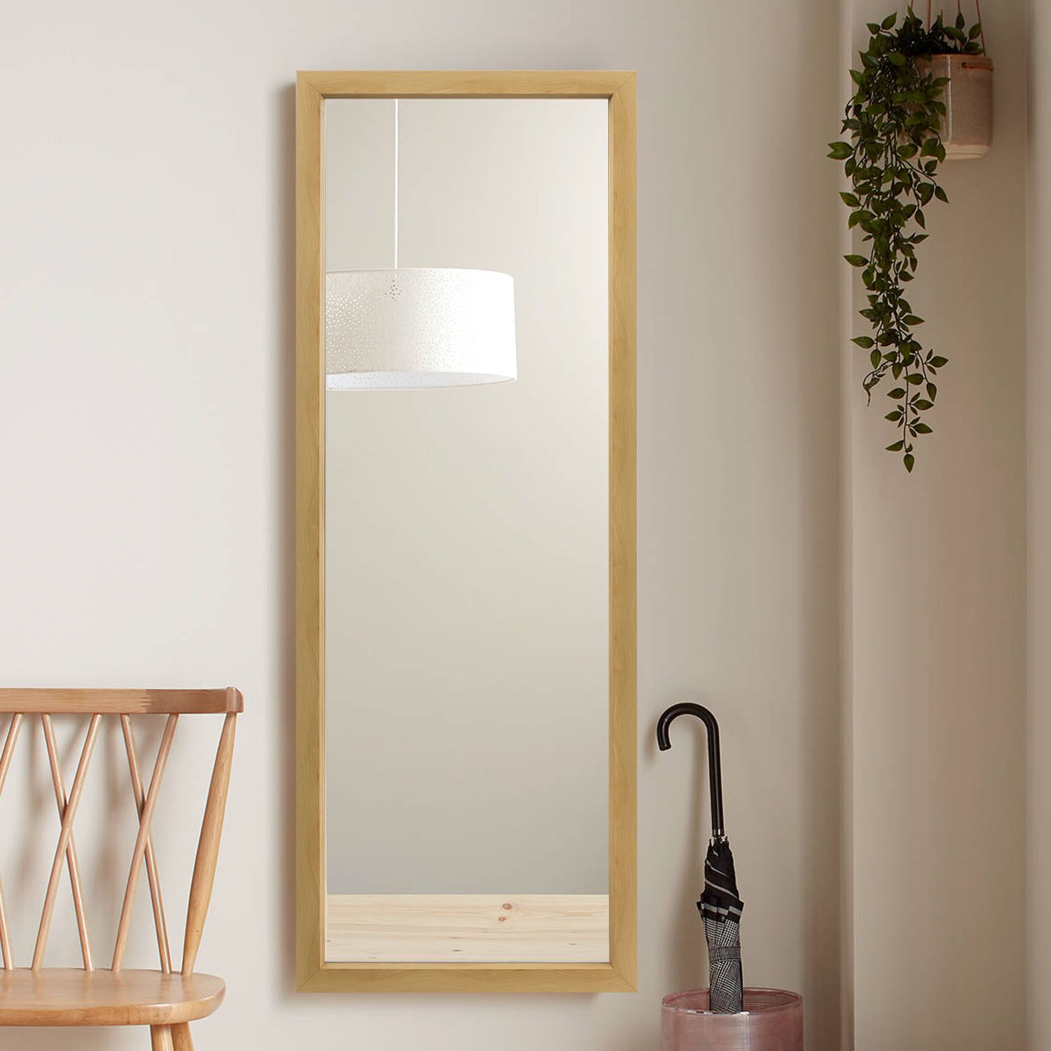 Full Length Mirror Floor Mirror With Standing Holder Hanging/leaning In Full Length Floor Mirrors (View 2 of 15)