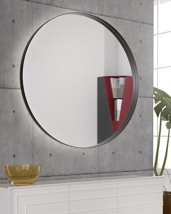 Full Moon Decorative Wall Mirror Inside Hussain Tile Accent Wall Mirrors (View 7 of 15)