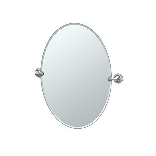 Gatco 4479 Montgomery Oval Mirror 265 Chrome * You Can Find More Regarding Ceiling Hung Satin Chrome Oval Mirrors (View 6 of 15)