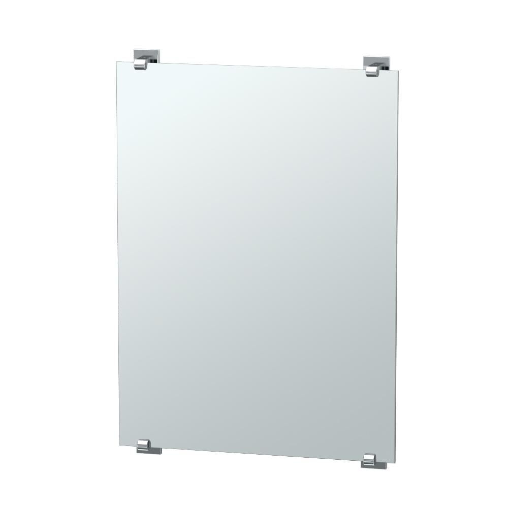 Gatco Elevate 32 In. X 22 In. Frameless Mirror In Chrome 1595 – The Within Elevate Wall Mirrors (Photo 13 of 15)