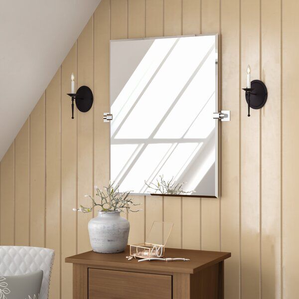 Gatco Elevate Modern & Contemporary Beveled Frameless Wall Mirror In Elevate Wall Mirrors (Photo 12 of 15)