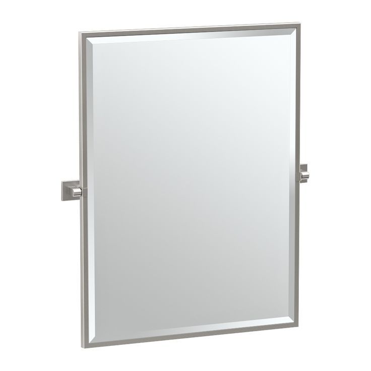Gatco Elevate Satin Nickel 27 3/4" X 32 1/2" Wall Mirror – Style Pertaining To Elevate Wall Mirrors (Photo 3 of 15)