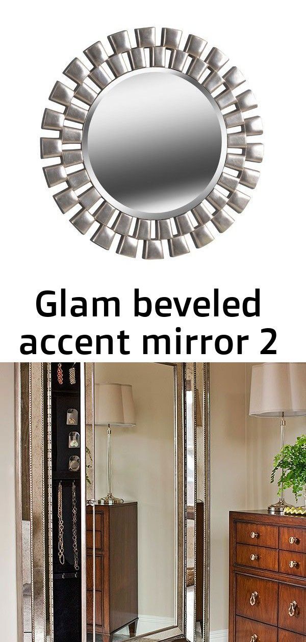 Glam Beveled Accent Mirror 2 | Mirror, Accent Mirrors, Home Accents Pertaining To Tutuala Traditional Beveled Accent Mirrors (Photo 9 of 15)