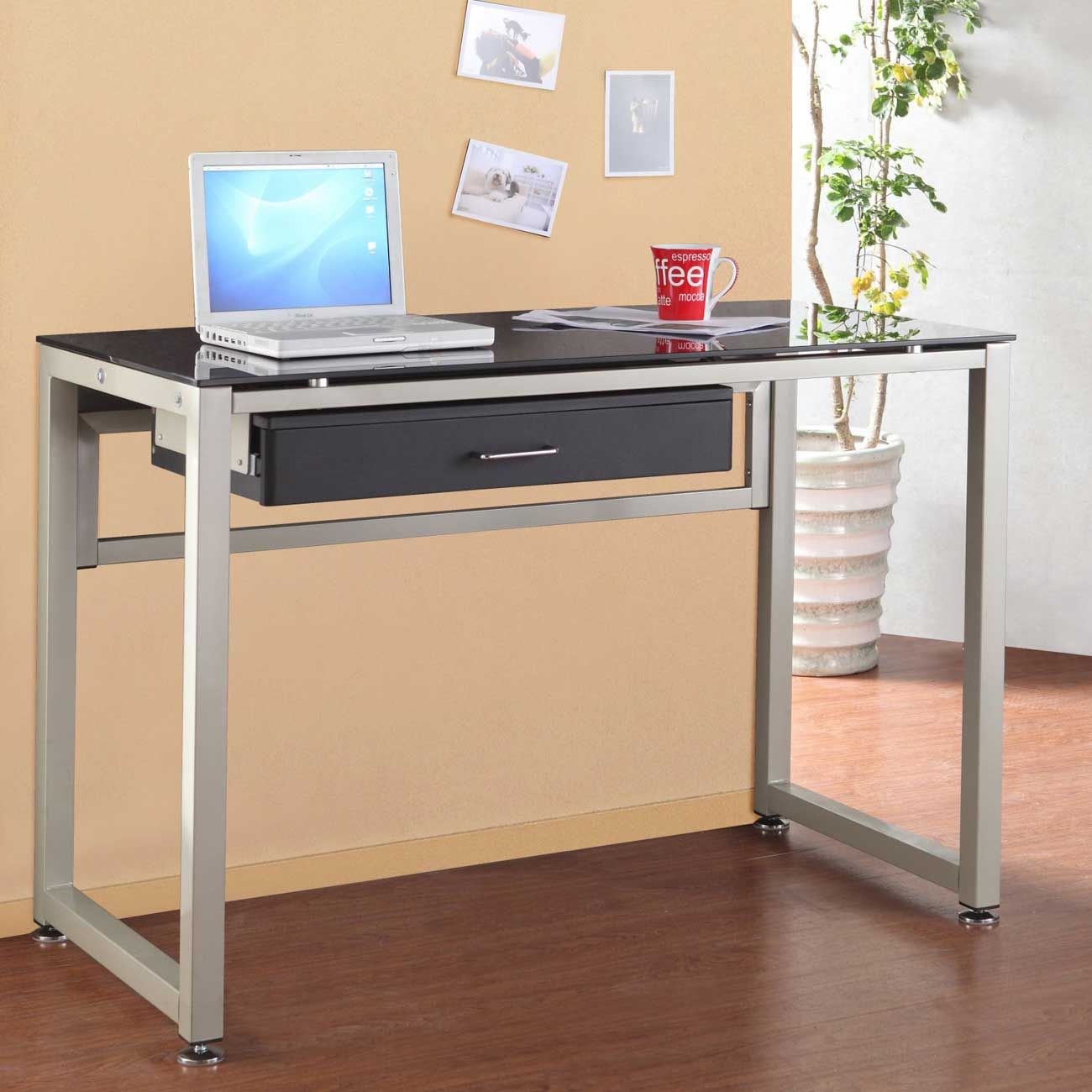 Featured Photo of 2024 Latest Large Frosted Glass Aluminum Desks