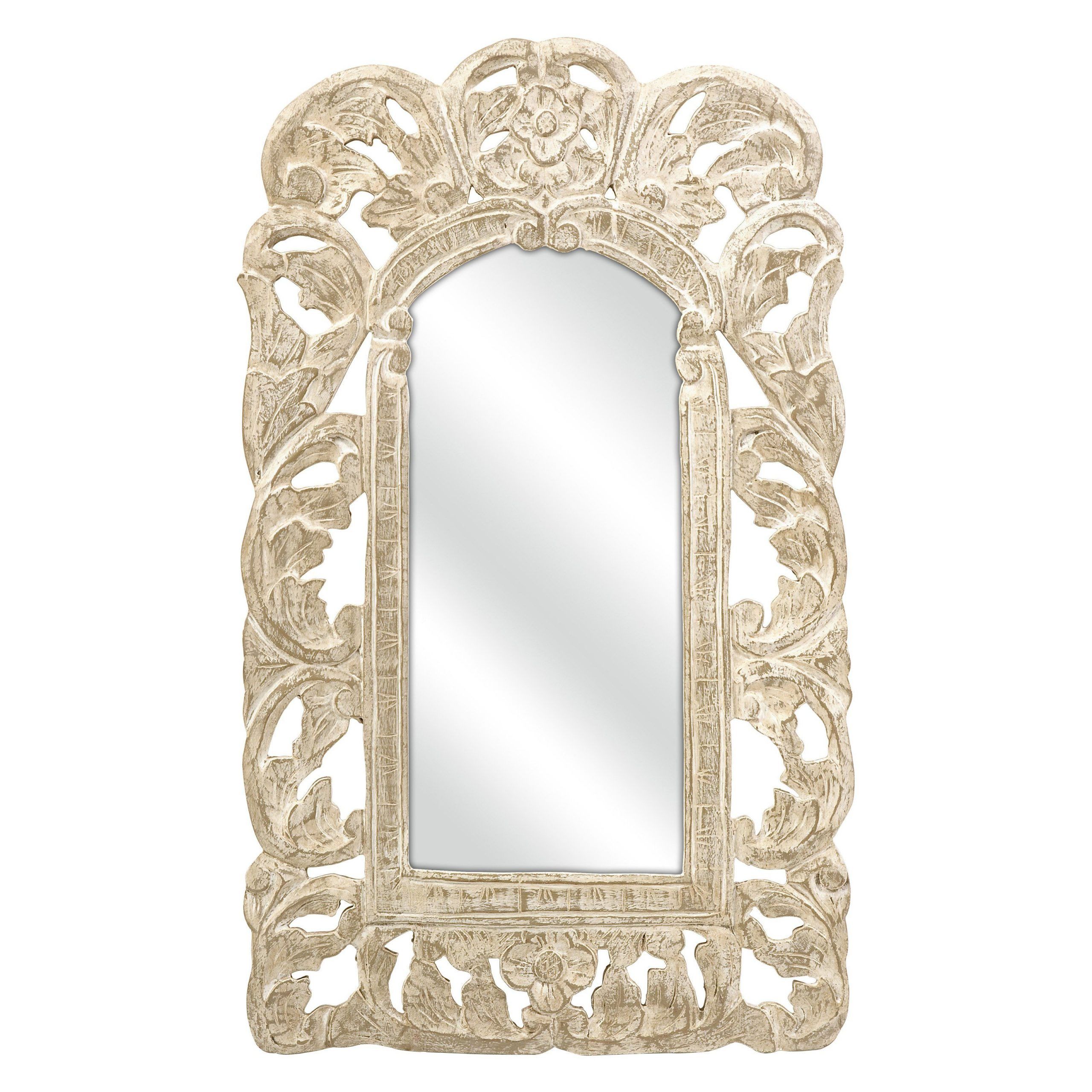 Have To Have It. Aurelia Rectangle Mahogany Wood Wall Mirror –  (View 15 of 15)