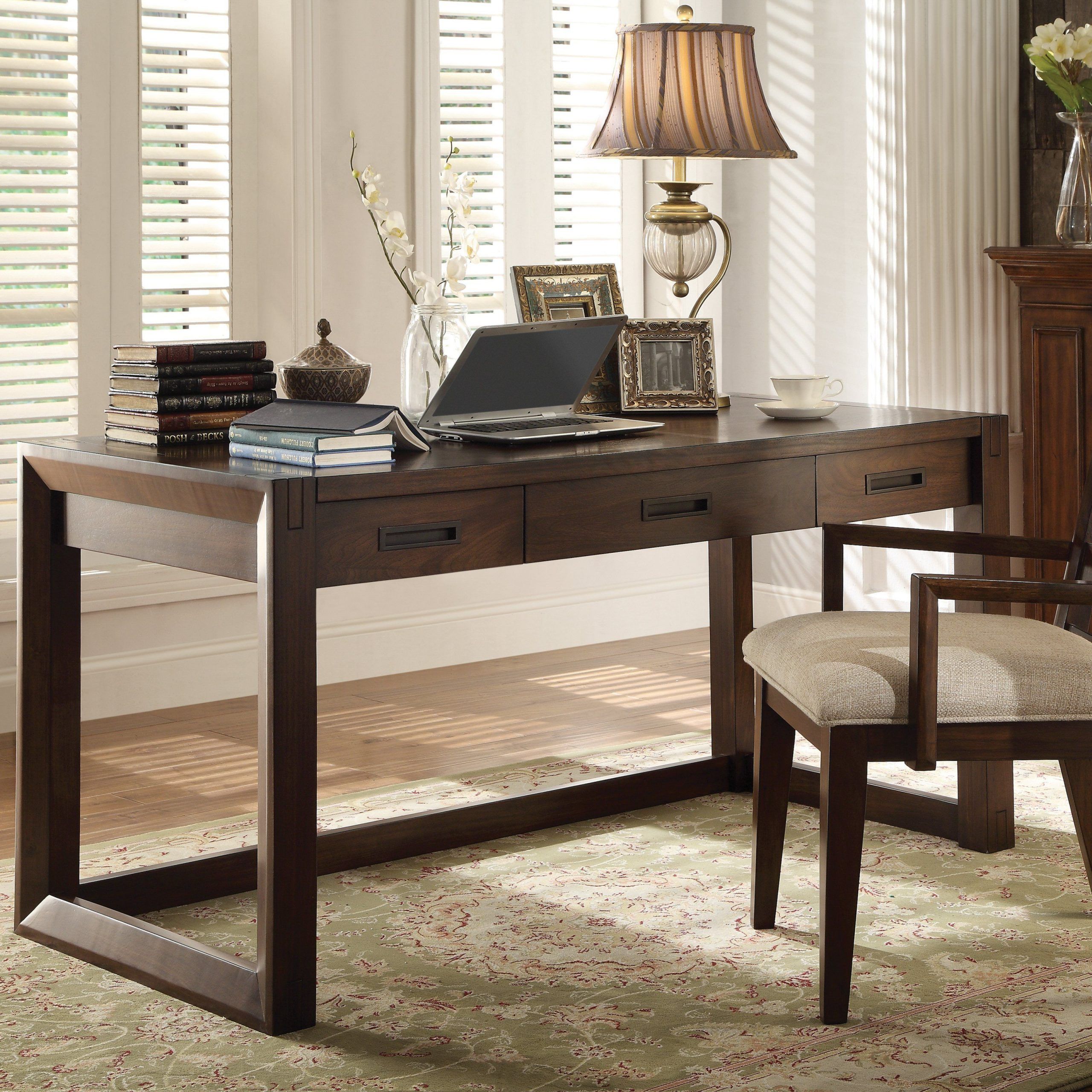 Have To Have It. Riverside Riata Writing Desk – $630 @hayneedle (with For Modern Office Writing Desks (Photo 7 of 15)