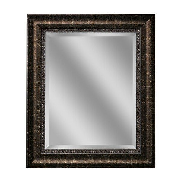 Headwest Distressed Embossed Bronze Wall Mirror – Bronze/black –  (View 12 of 15)
