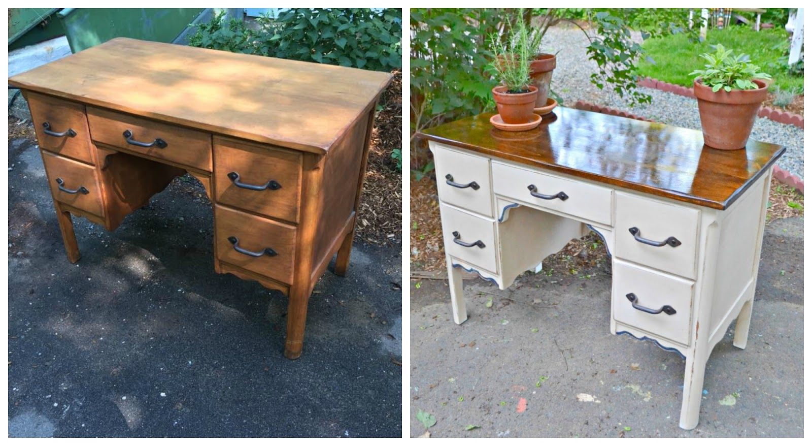 Heir And Space: An Antique Desk In Cream For Bamboo And Vintage Cream Desks (View 13 of 15)