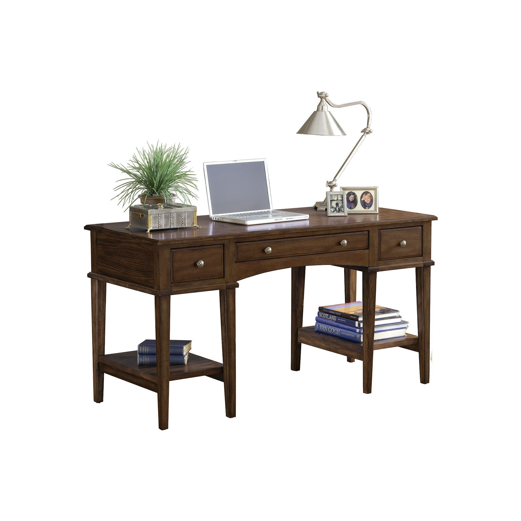 Hillsdale Furniture Gresham Desk | Hillsdale Furniture, Solid Wood Throughout White Oak Wood Writing Desks (Photo 6 of 15)