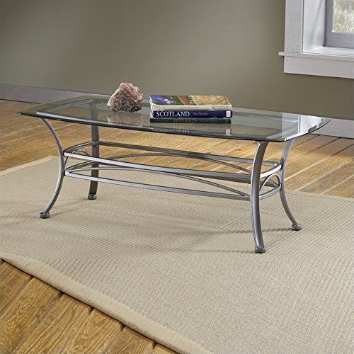 Home Decorators Collection | Abbington Rectangle Coffee Table Pewter Within Glass And Pewter Rectangular Desks (Photo 1 of 15)