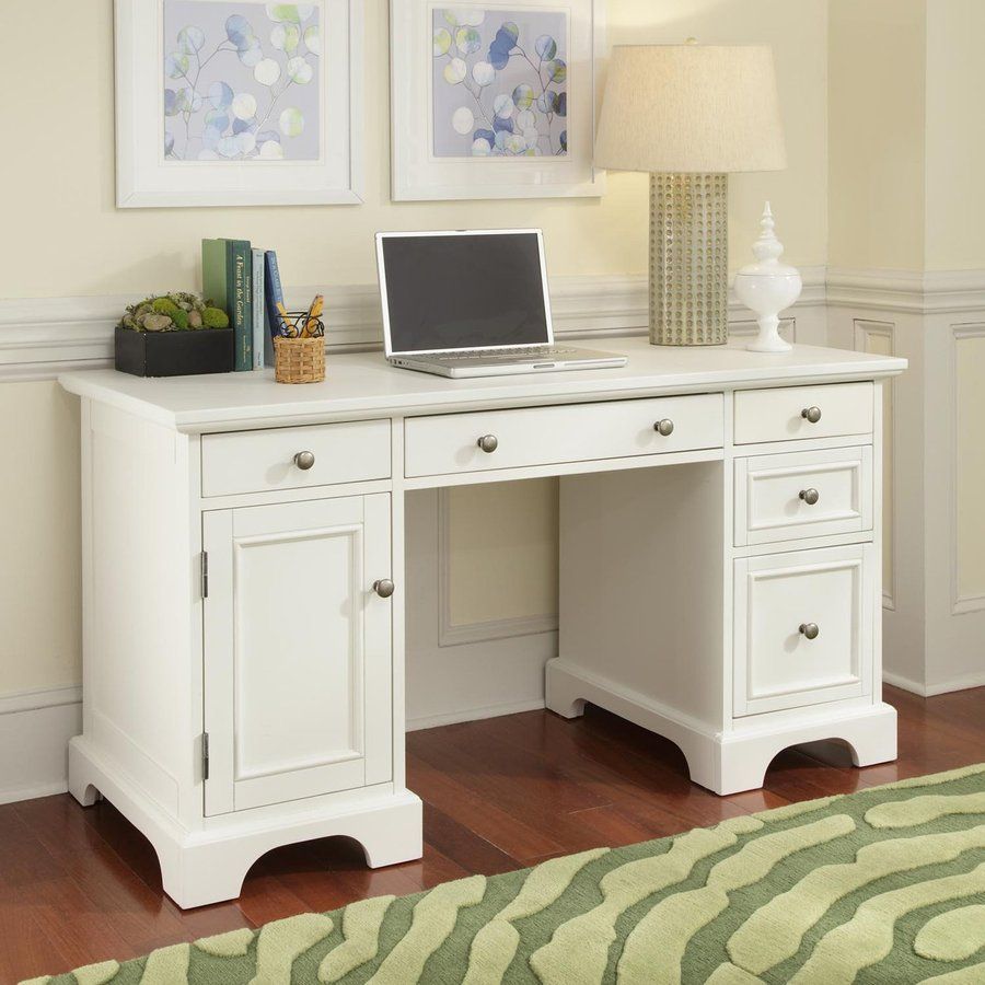 Home Styles Naples Transitional Computer Desk At Lowes Regarding Computer Desks With Filing Cabinet (View 8 of 15)