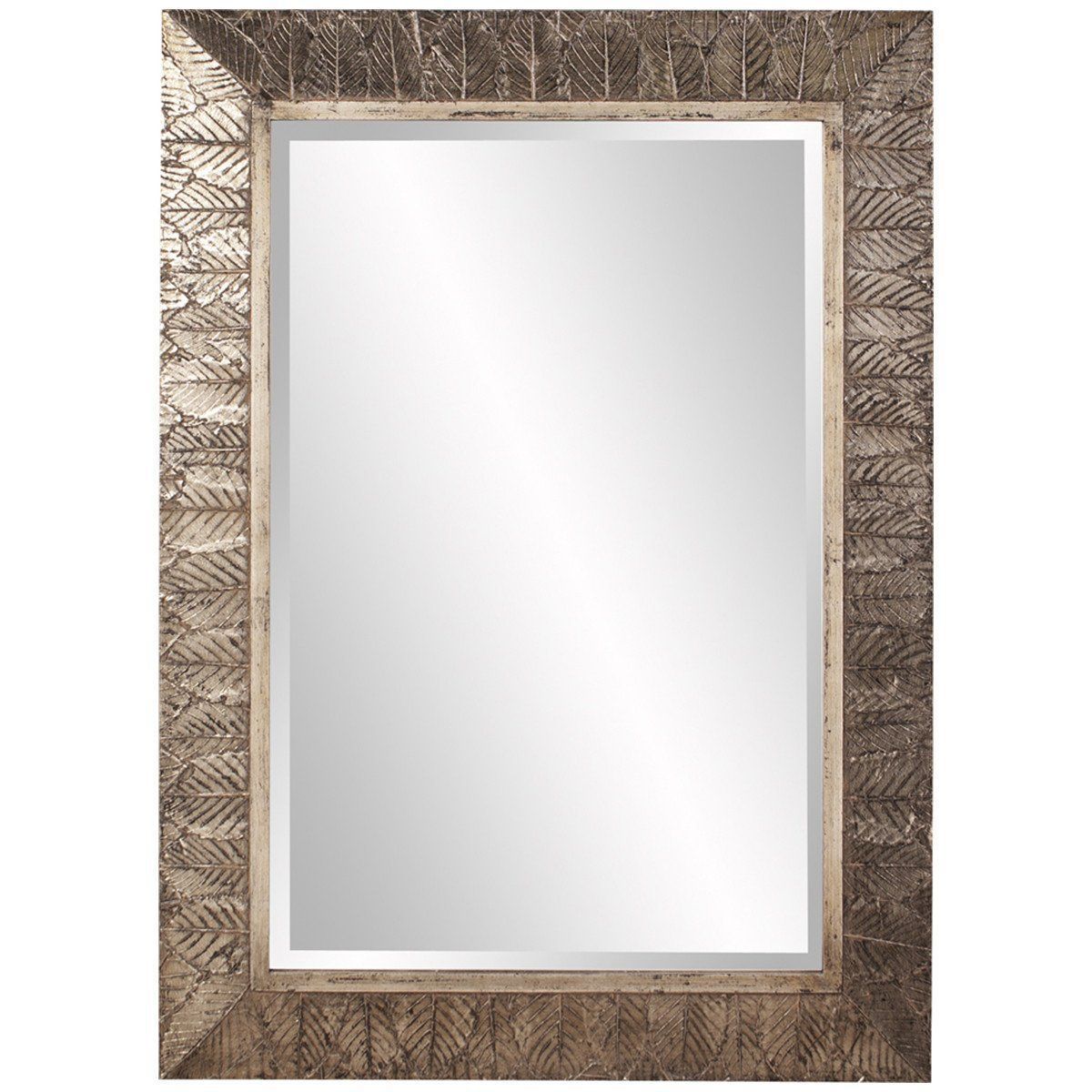 Howard Elliott Elrond Silver Leaf Mirror | Mirror, Baroque Mirror Pertaining To Ulus Accent Mirrors (View 15 of 15)