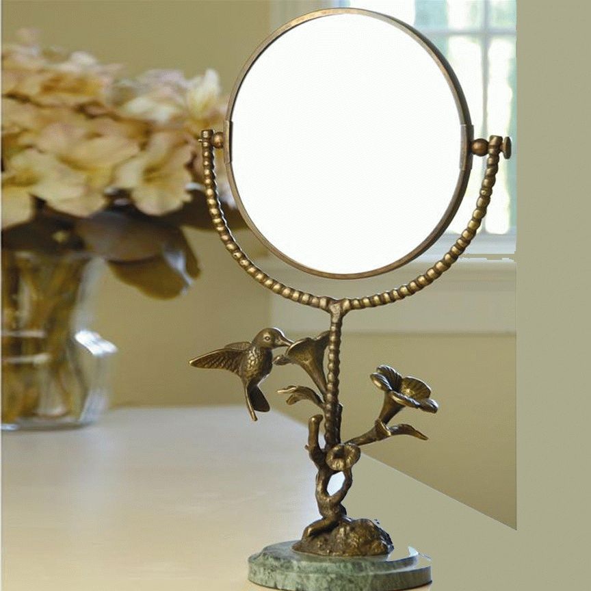 Hummingbird & Flower Mirror – Iron Accents With Regard To Bruckdale Decorative Flower Accent Mirrors (View 2 of 15)