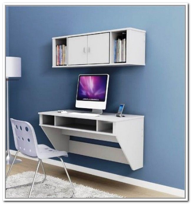 Ikea Floating Desk Selections With Lack Shelf – Homesfeed In Off White Floating Office Desks (View 9 of 15)