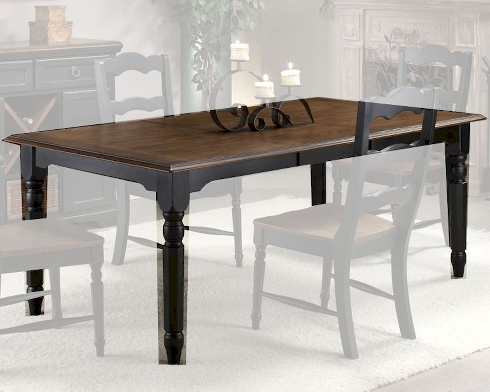 Intercon Solid Rubberwood Dining Table Princeton Inpn4278tab Inside Walnut Rubberwood Desks (View 11 of 15)