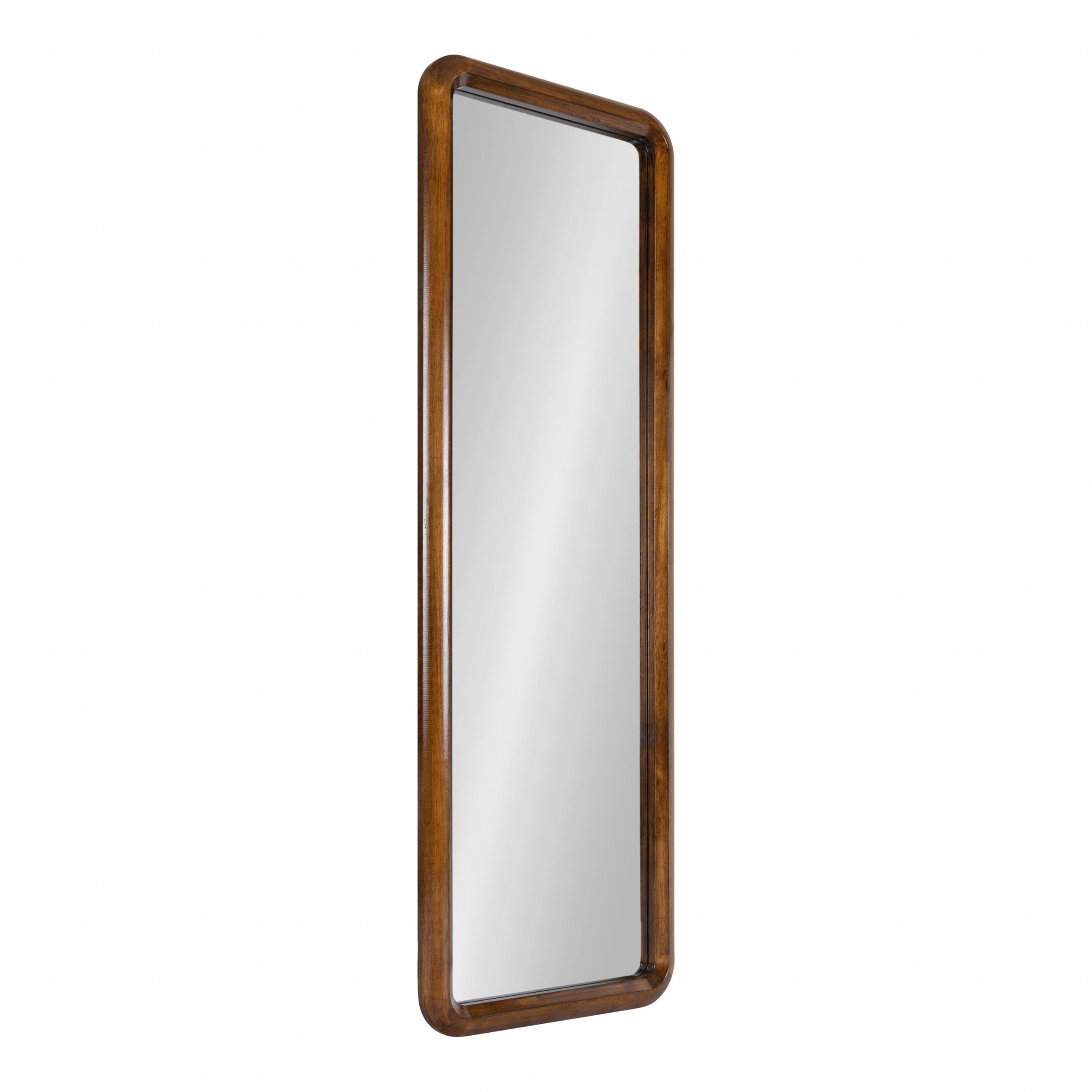 Kate And Laurel Pao Mid Century Panel Wood Framed Wall Mirror, 16 X 48 Pertaining To Sartain Modern & Contemporary Wall Mirrors (View 9 of 15)