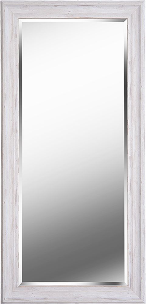 Kenroy Home 60351 Warren Distressed White Wood Wall Mirror – Ken 60351 With Regard To White Wood Wall Mirrors (Photo 15 of 15)