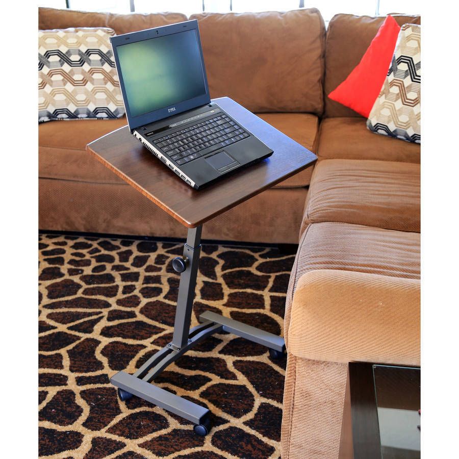 Ktaxon Laptop Desk Height Adjustable Rolling Notebook Sofa Bed Tray Inside Green Adjustable Laptop Desks (View 10 of 15)