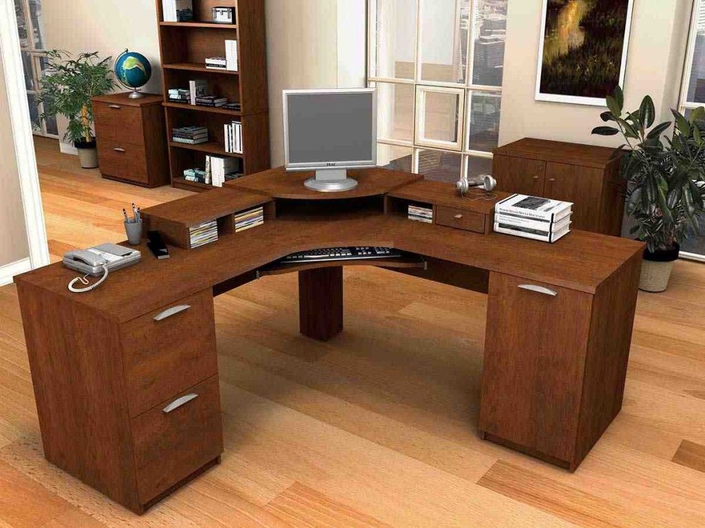 L Shaped Corner Computer Desk – Decor Ideas Within White Wood 1 Drawer Corner Computer Desks (View 9 of 15)