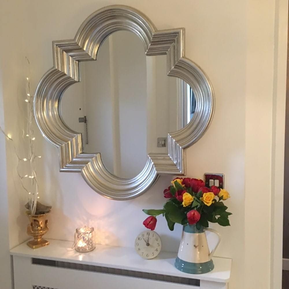 Large Mirrors|contemporary Mirror|modern Wall Mirror – Candle And Blue Intended For Dedrick Decorative Framed Modern And Contemporary Wall Mirrors (Photo 1 of 15)