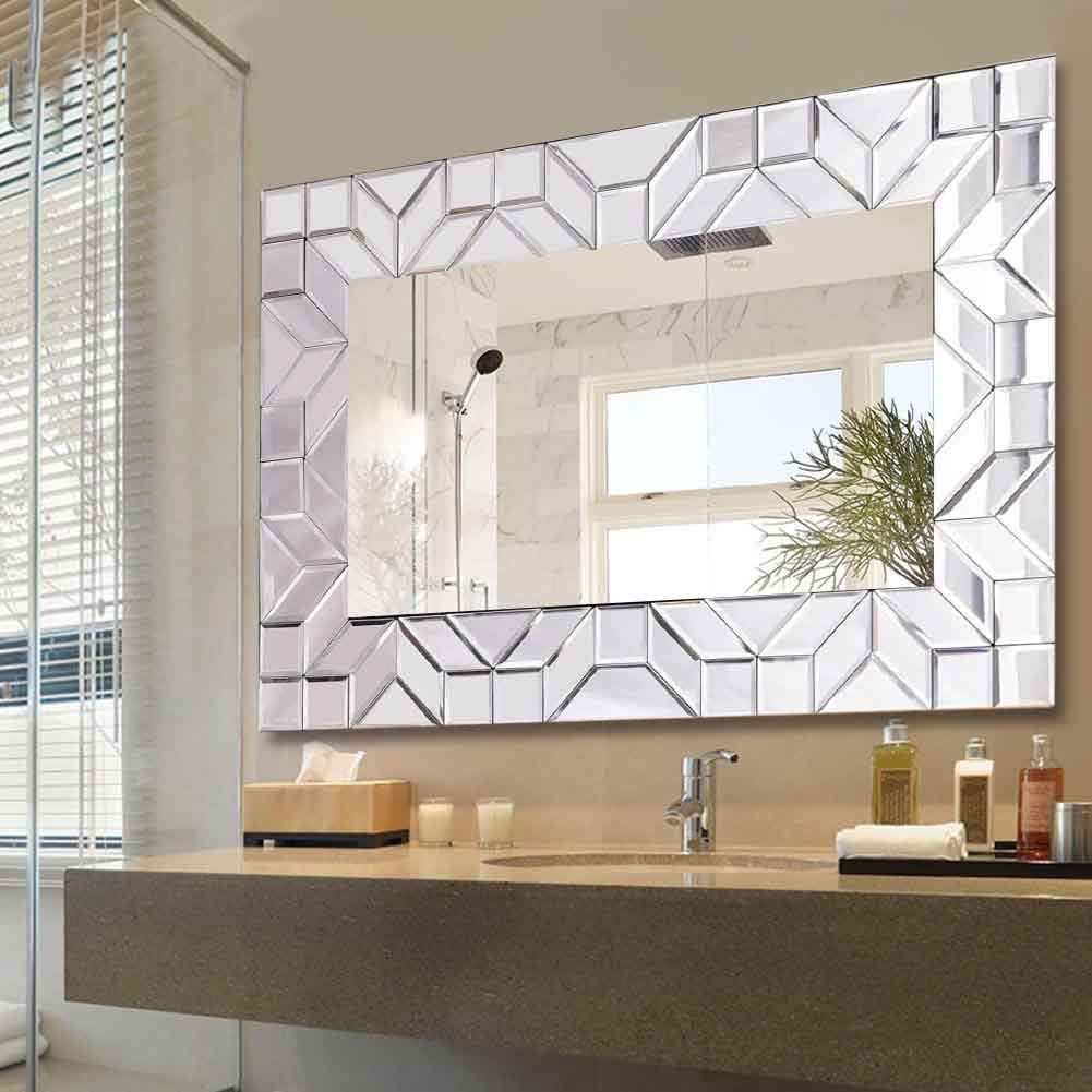 Large Rectangular Bathroom Mirror | Eqazadiv Home Design Pertaining To Owens Accent Mirrors (View 13 of 15)