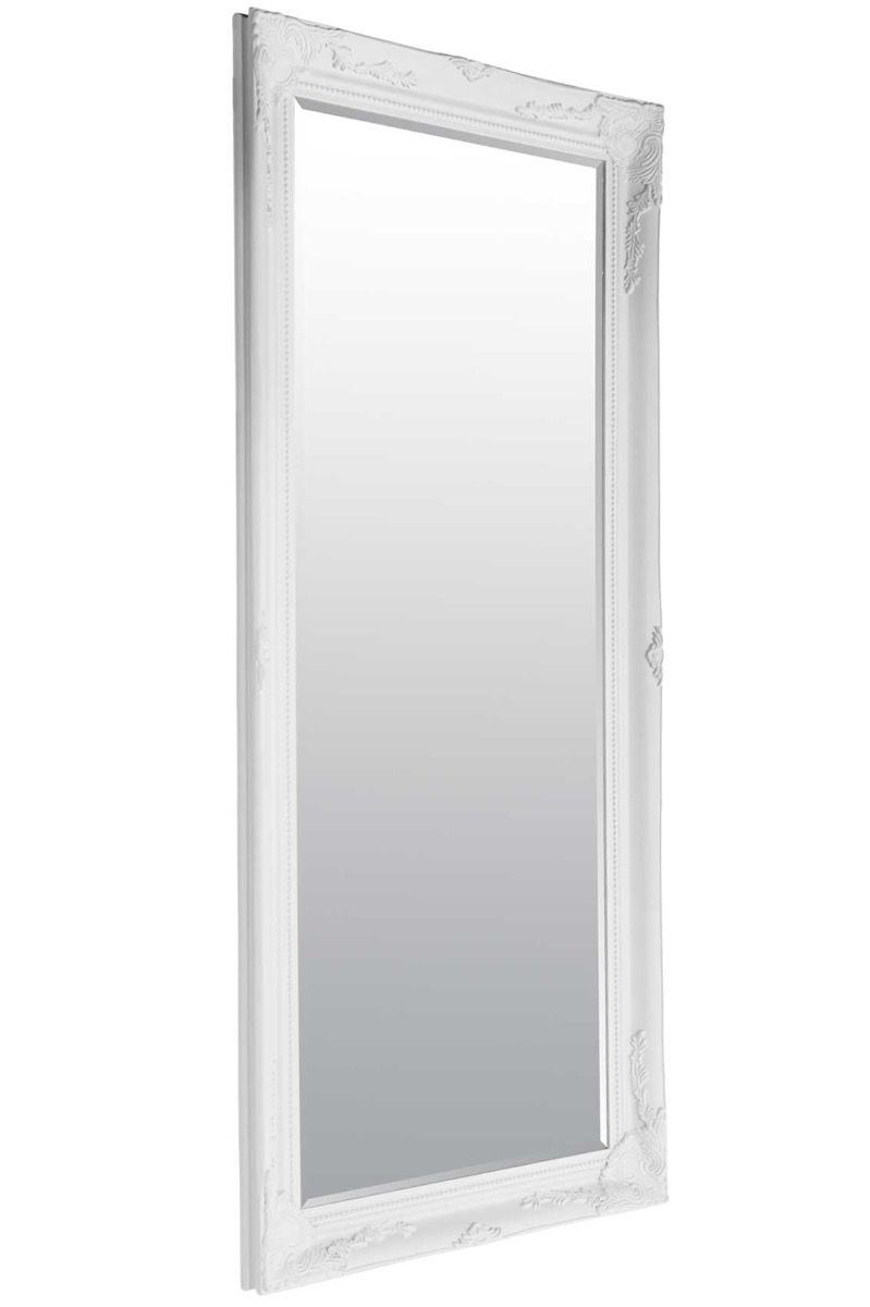 Large White Leaner Full Length Wall Mirror 5ft7 X 2ftt7 (170cm X 79cm Inside White Wall Mirrors (View 14 of 15)