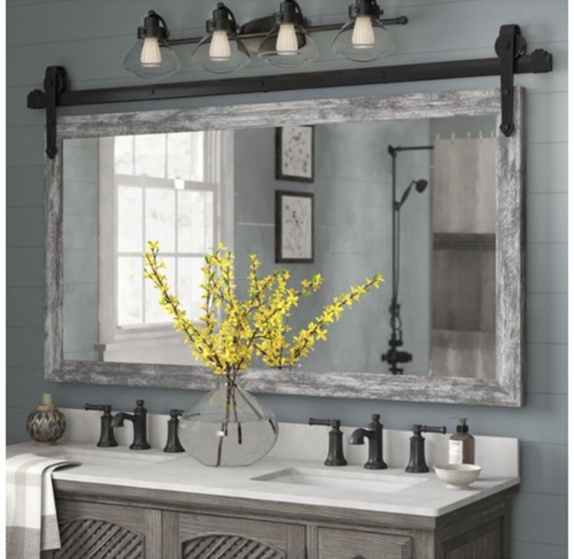 Laurel Foundry Modern Farmhouse 2 Piece Abraham Barnwood Wall & Accent With Laurel Foundry Modern &amp; Contemporary Accent Mirrors (Photo 6 of 15)