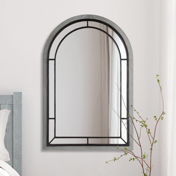 Laurel Foundry Modern Farmhouse Louna Framed Arch Mirror 24x36 Rustic In Laurel Foundry Modern & Contemporary Accent Mirrors (View 10 of 15)